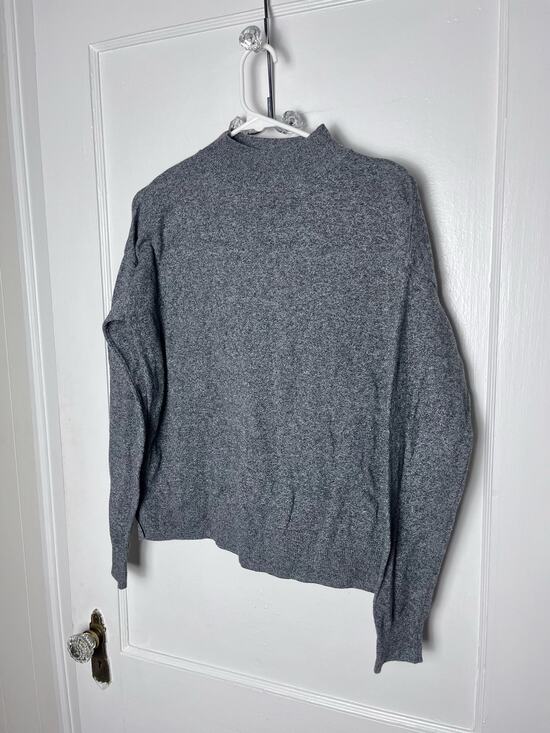Old Navy Sweaters - Old Navy Women's Dark Heather Gray Mock Neck Slouchy Boxy Sweater Small